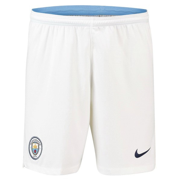 Pantalones Manchester City Primera 2018-2019 Blanco